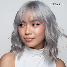 Adore Semi Permanent Hair Color 155 Titanium bottle side view