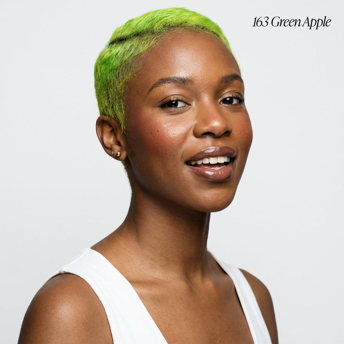 Adore Semi Permanent Hair Color 163 Green Apple bottle side view