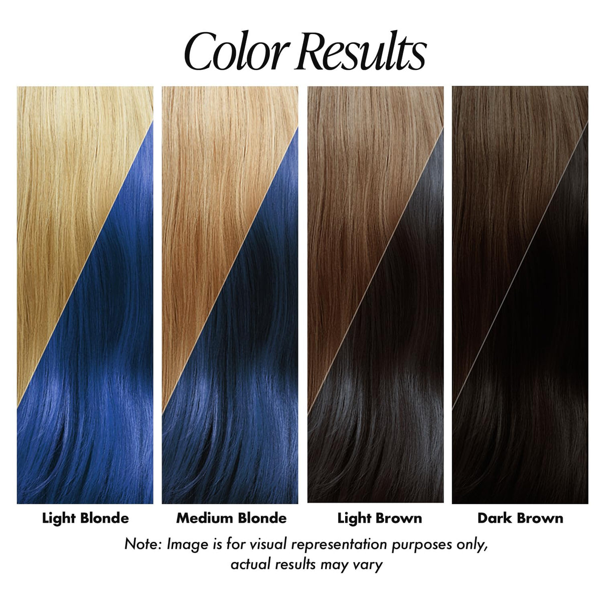 Adore Semi Permanent Hair Color 174 Sapphire Blue bottle side view