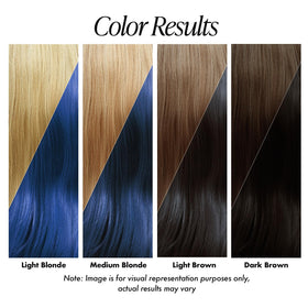 Adore Semi Permanent Hair Color 174 Sapphire Blue bottle side view