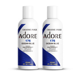 Adore Semi Permanent Hair Color 176 Ocean Blue front view