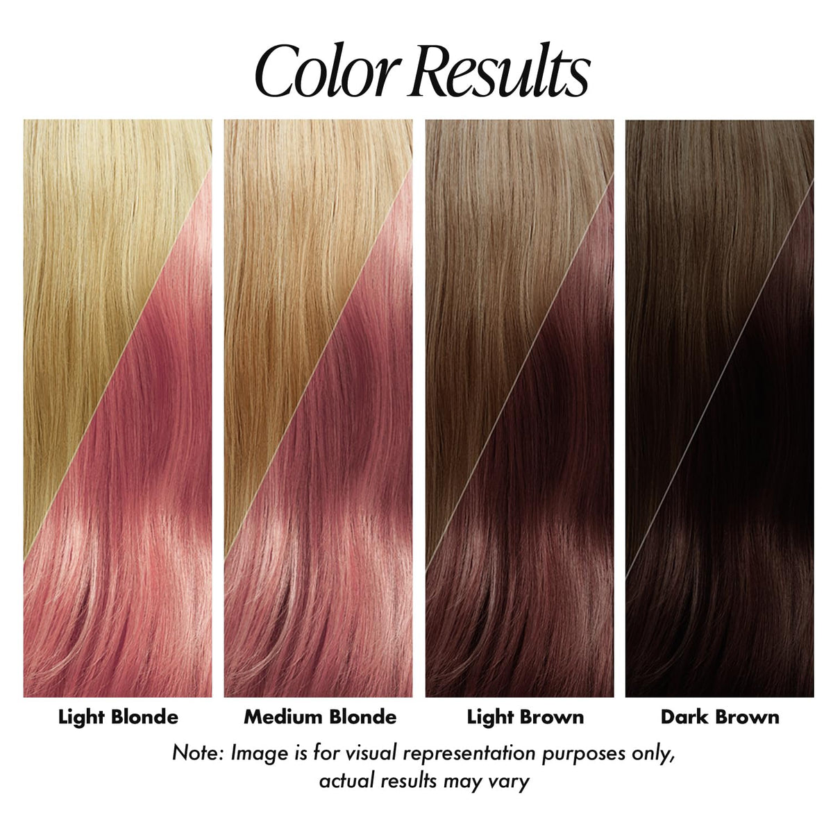 Adore Semi Permanent Hair Color 191 Fruit Punch application on hair