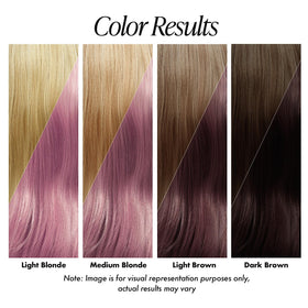 Adore Semi Permanent Hair Color 192 Pink Petal application on hair