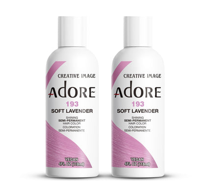Adore Semi Permanent Hair Color 193 Soft Lavender front view