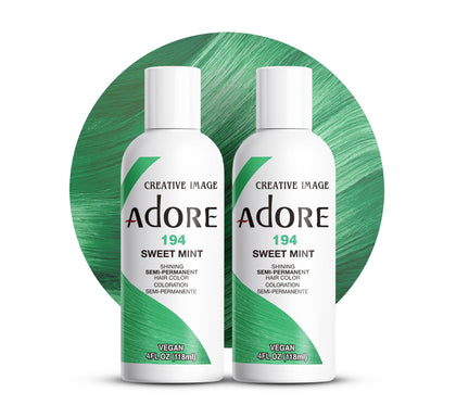 Adore Semi Permanent Hair Color 194 Sweet Mint 4 Fl Oz front view