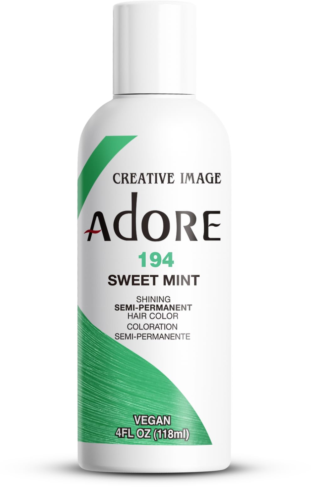 Adore Semi Permanent Hair Color 194 Sweet Mint front view