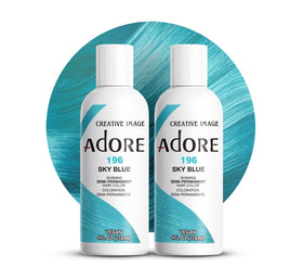Adore Semi Permanent Hair Color 196 Sky Blue front view