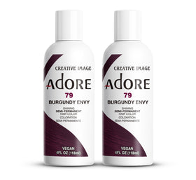 Adore Semi Permanent Hair Color Burgundy Envy 4 Fl Oz bottle front view