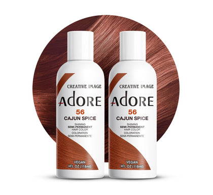 Adore Semi Permanent Hair Color Cajun Spice 4 Fl Oz front view