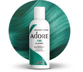 Adore Semi Permanent Hair Color Clover 165 in use at home