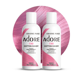 Adore Semi Permanent Hair Color Cotton Candy 4 Fl Oz front view