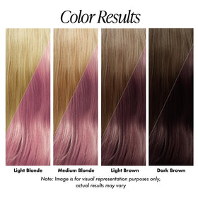 Adore Semi Permanent Hair Color Cotton Candy application on hair