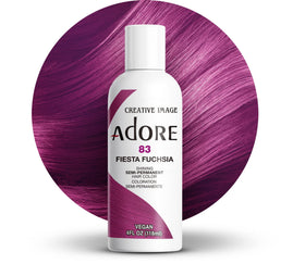 Adore Semi Permanent Hair Color Fiesta Fuchsia 4 Fl Oz front view