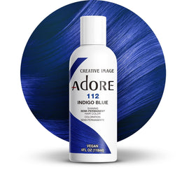 Adore Semi Permanent Hair Color Indigo Blue 4 Fl Oz front view