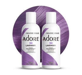 Adore Semi Permanent Hair Color Lavender 4 Fl Oz front view