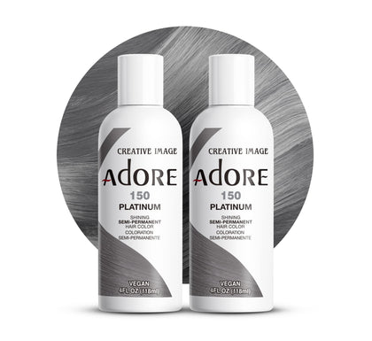 Adore Semi Permanent Hair Color Platinum 150 front view bottle
