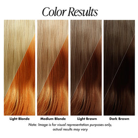 Adore Sunrise Orange hair dye application on hair