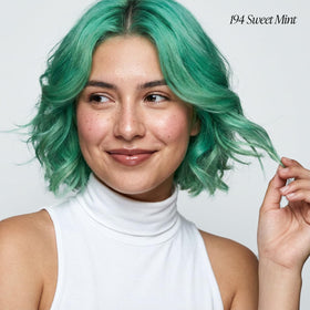 Adore Sweet Mint hair dye bottle side view