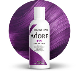 Adore Violet Gem hair dye packaging details