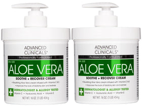 Advanced Clinicals Aloe Vera Lotion 16oz front view