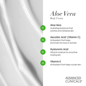 Advanced Clinicals Aloe Vera Lotion 16oz texture close-up