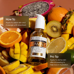 Advanced Clinicals Brightening Vitamin C Body Oil with natural ingredients