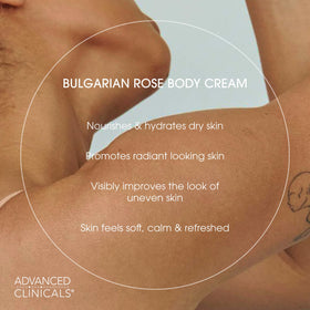 Advanced Clinicals Bulgarian Rose Lotion packaging details