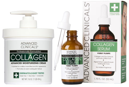 Advanced Clinicals Collagen Body Cream front view 680g