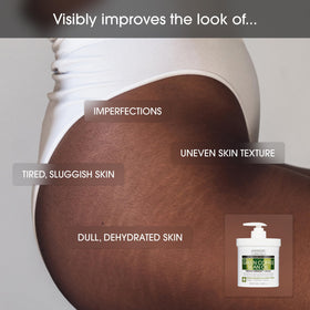 Advanced Clinicals Collagen Body Cream with ingredients displayed