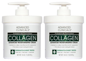 Advanced Clinicals Collagen Cream Body Lotion front view