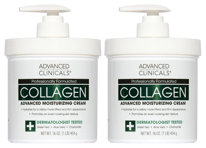 Advanced Clinicals Collagen Cream Body Lotion front view