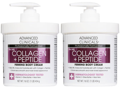 Advanced Clinicals Collagen Peptides Body Lotion front view