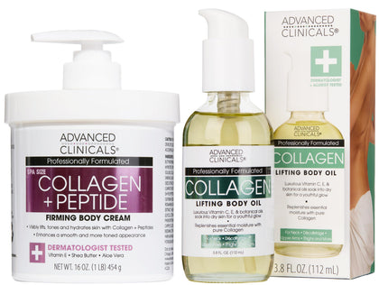 Advanced Clinicals Collagen Peptides Firming Body Lotion front view