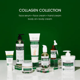 Advanced Clinicals Collagen Serum with skincare routine