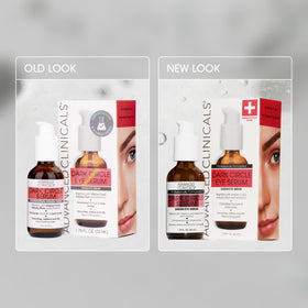 Advanced Clinicals Dark Circle Caffeine Under Eye Serum in a skincare routine