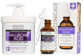 Advanced Clinicals Hyaluronic Acid Moisturizer Body Cream front view