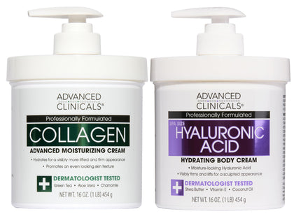 Advanced Clinicals Hyaluronic Acid Moisturizer front view