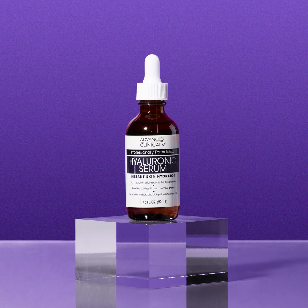 Advanced Clinicals Hyaluronic Acid Serum with green tea and algae