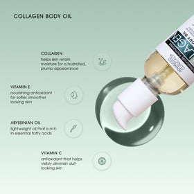 Advanced Clinicals Hydrating Collagen Oil texture demonstration
