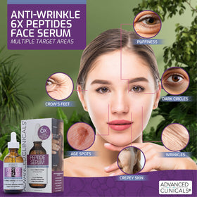 Advanced Clinicals Multi Peptides Serum texture on hand