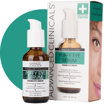 Advanced Clinicals Puffy Eye Serum 1.75 Fl Oz front view