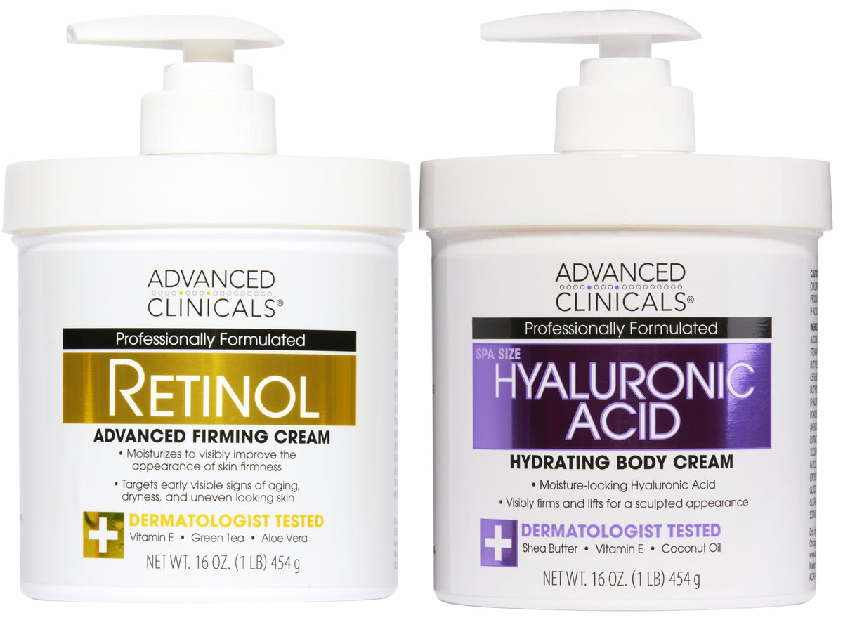 Advanced Clinicals Retinol Body Cream front view