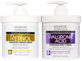 Advanced Clinicals Retinol Body Cream front view