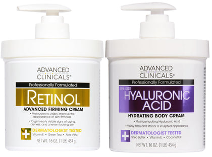 Advanced Clinicals Retinol Body Cream front view