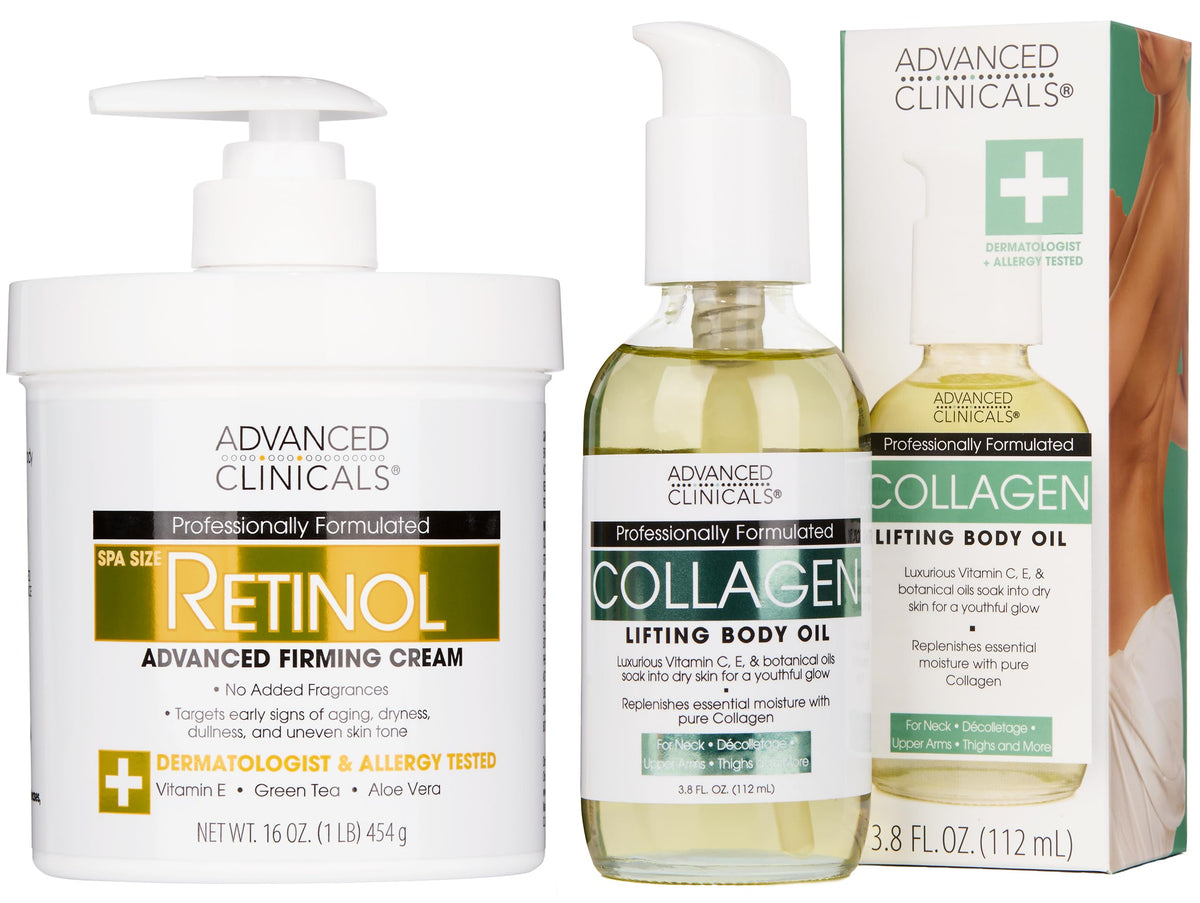Advanced Clinicals Retinol Body Lotion front view