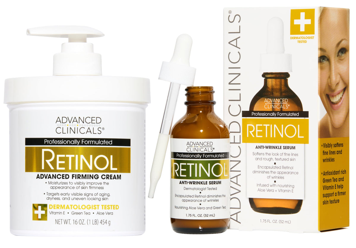 Advanced Clinicals Retinol Body Lotion front view 671g