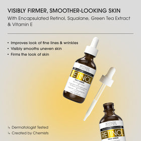 Advanced Clinicals Retinol Face Serum front view 671g