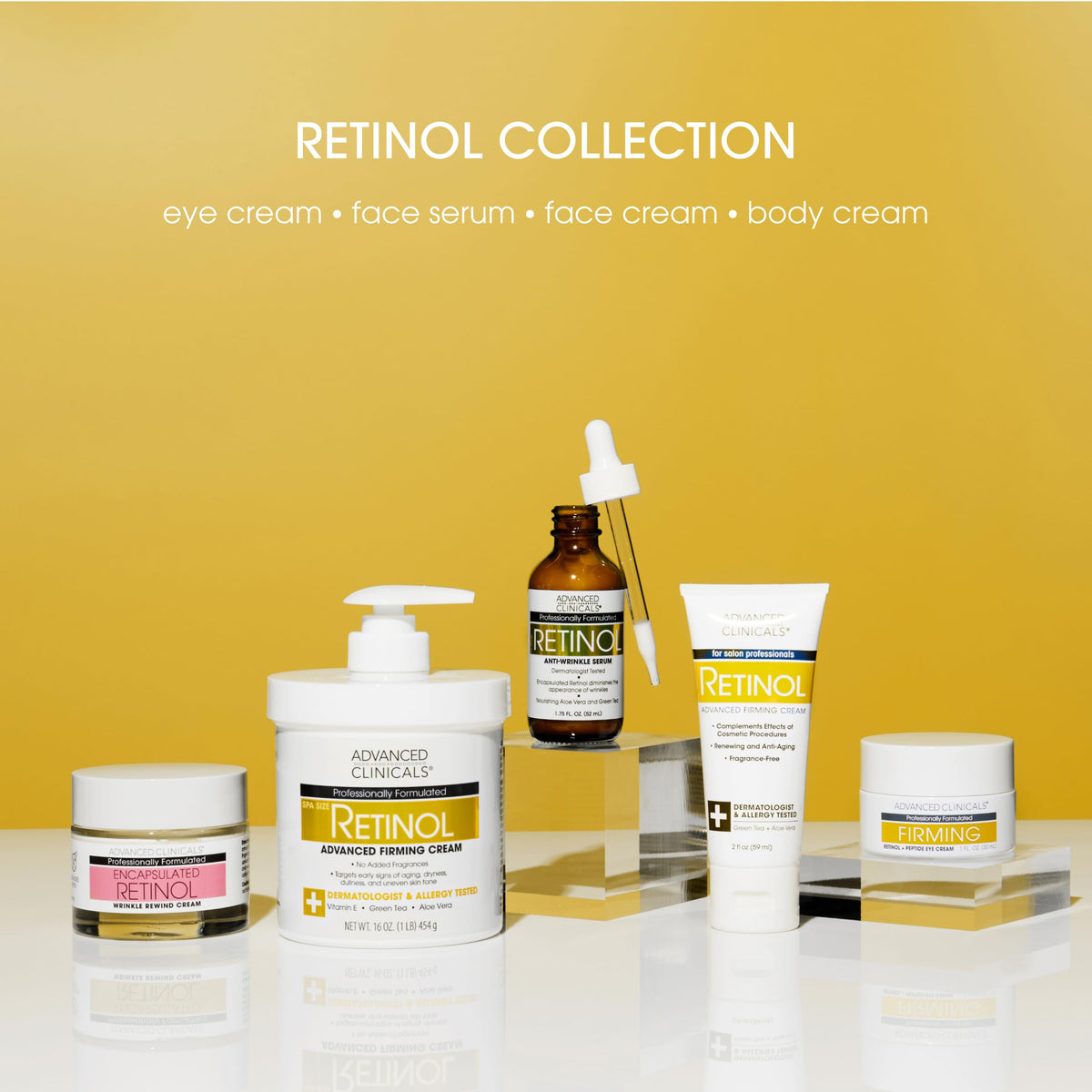 Advanced Clinicals Retinol Serum showing texture