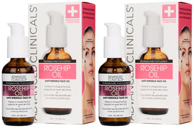 Advanced Clinicals Rosehip Oil Face Serum 2-Pack front view