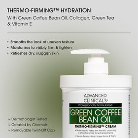 Advanced Clinicals skincare set with natural ingredients background